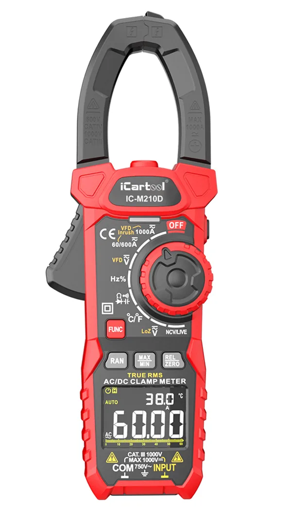 Токовые клещи iCartool IC-M210D