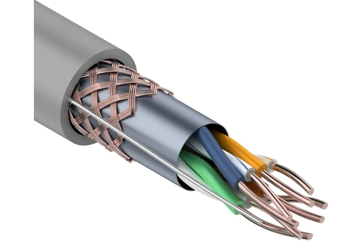 Кабель REXANT SFTP 4PR 24AWG CAT5e 305 м 01-0342