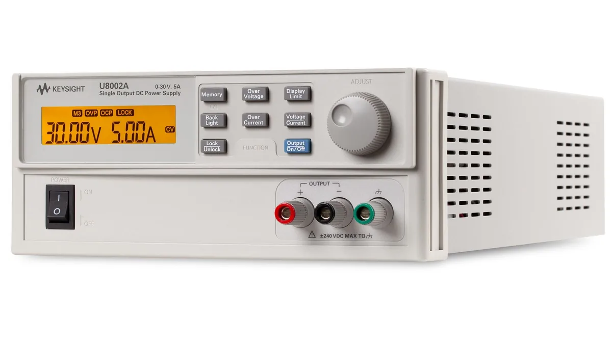 Источник питания постоянного тока Keysight U8002A 30 В, 5 A, 150 Вт, с одним выходом