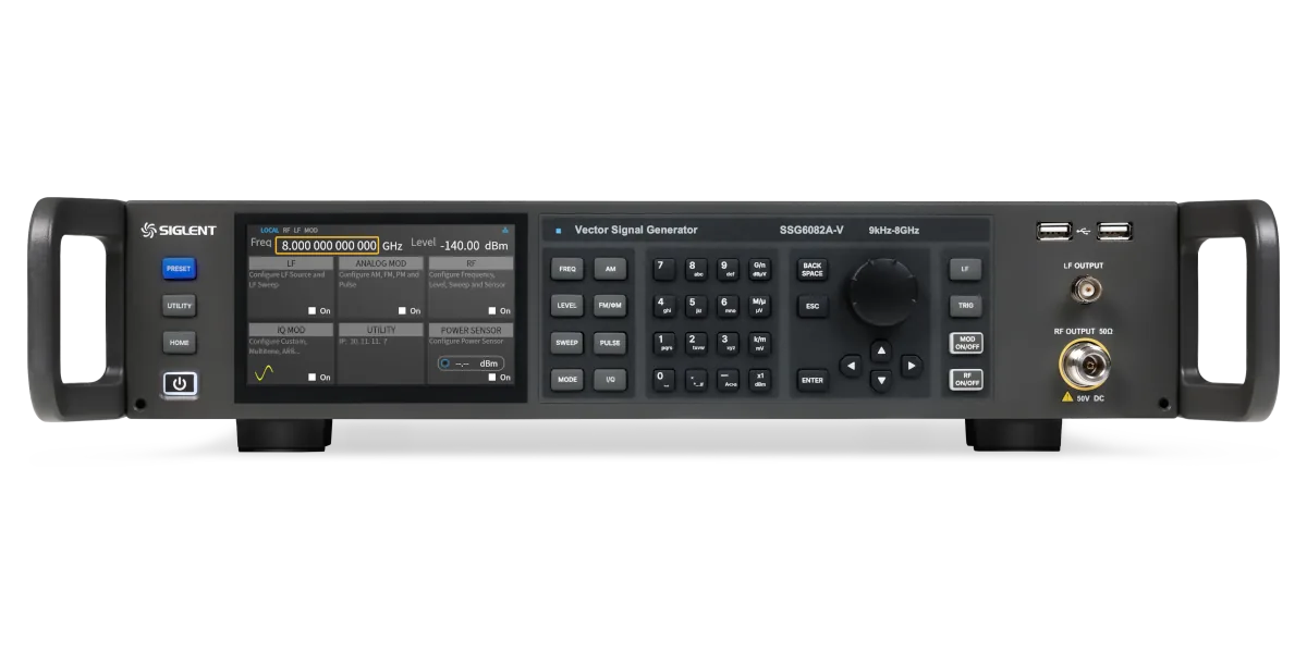 Генератор радиочастотных векторных сигналов SIGLENT SSG6082A-V