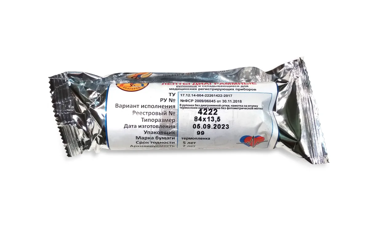 Бумага для УЗИ принтеров 4222 84х13.5