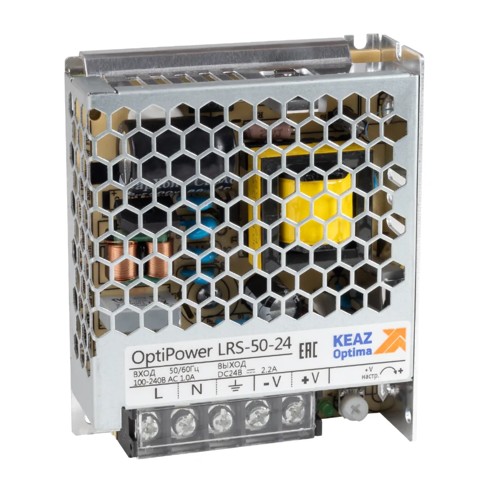 Блок питания панельный КЭАЗ OptiPower LRS 50-24 2.2A