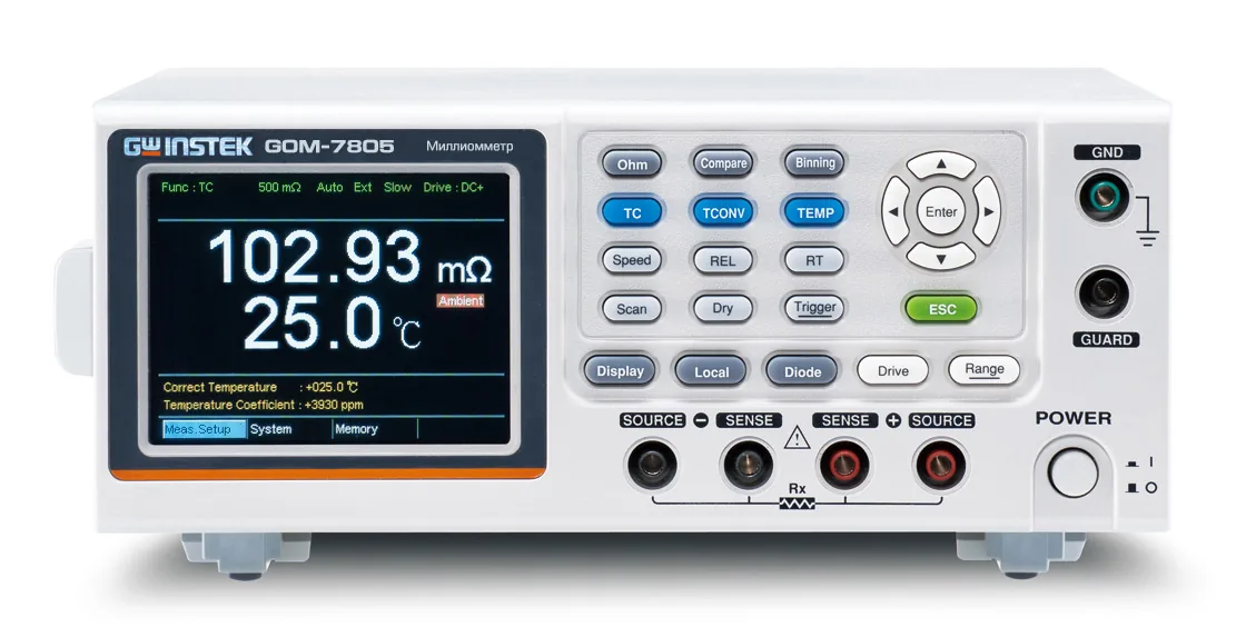 Миллиомметр GW Instek GOM-7805