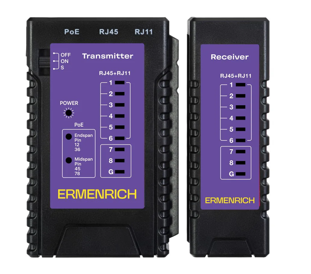 Кабельный тестер Ermenrich NetGeeks NP10