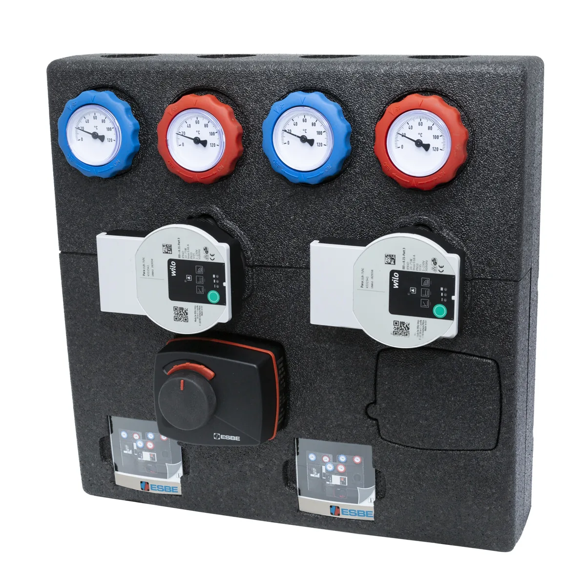 Насосная группа двойная ESBE DDA111 DN 20 Wilo PARA 15-130/8-75/SC