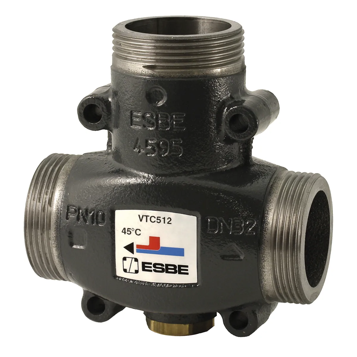 Клапан термостатический смесительный ESBE VTC512 50 °C, DN 25, KVS 9