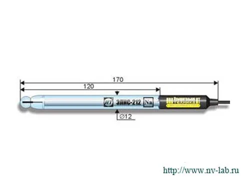 Электрод ЭЛИС-212 Na/3 К80.7