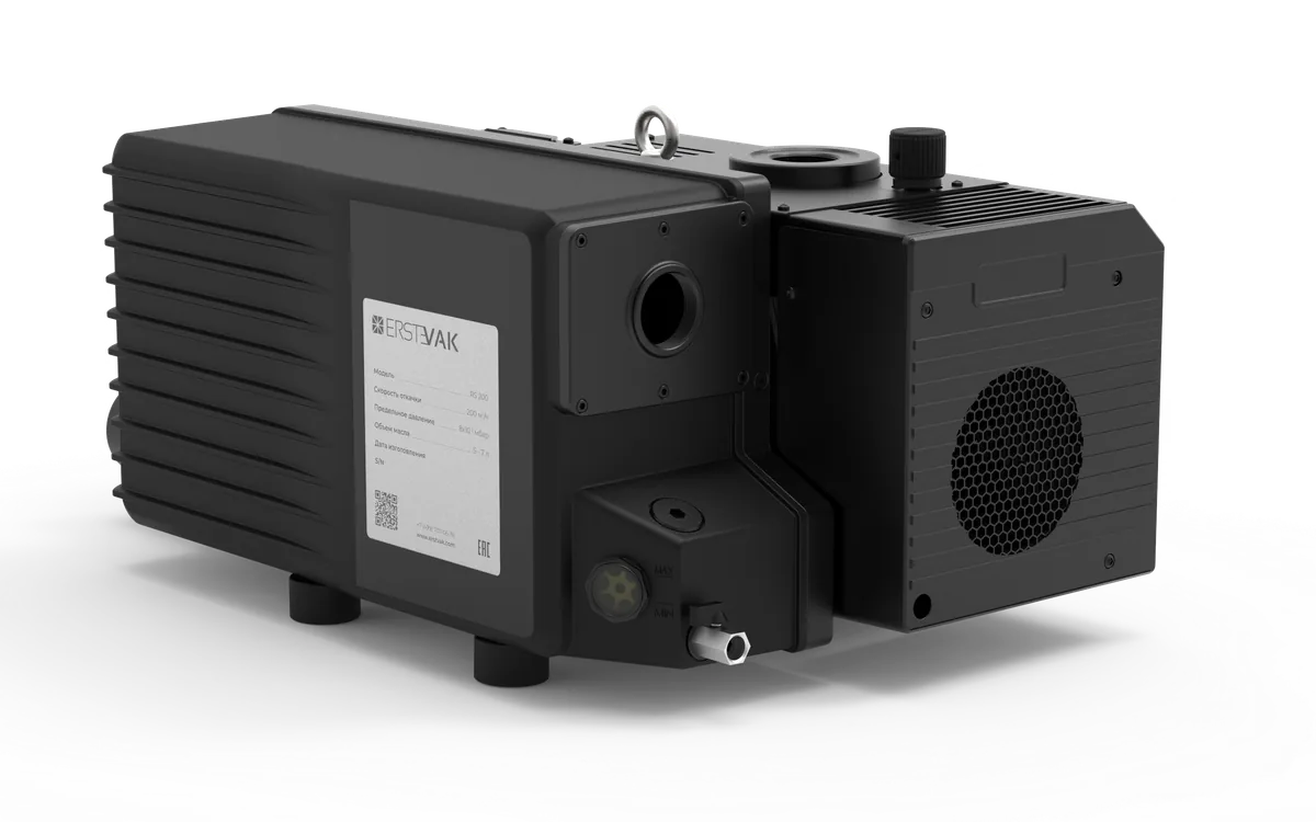 Маслосмазываемый пластинчато-роторный вакуумный насос ERSTEVAK RS 160 3 ф