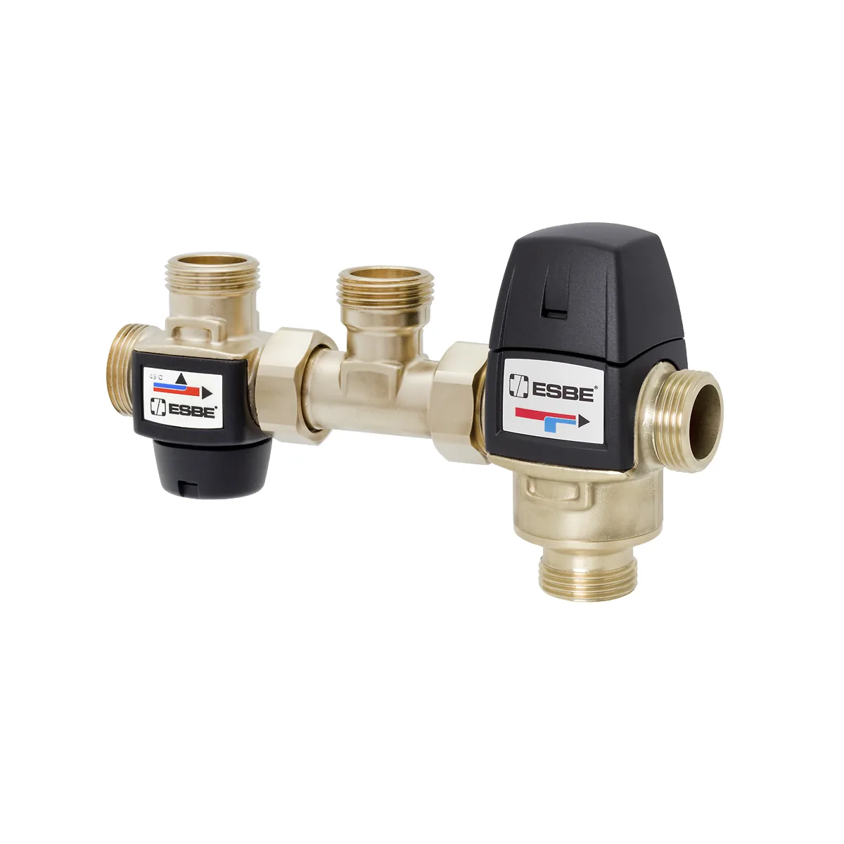 Клапан термостатический комбинированный ESBE VMC522 45 °C, KVS 2,5, G 1