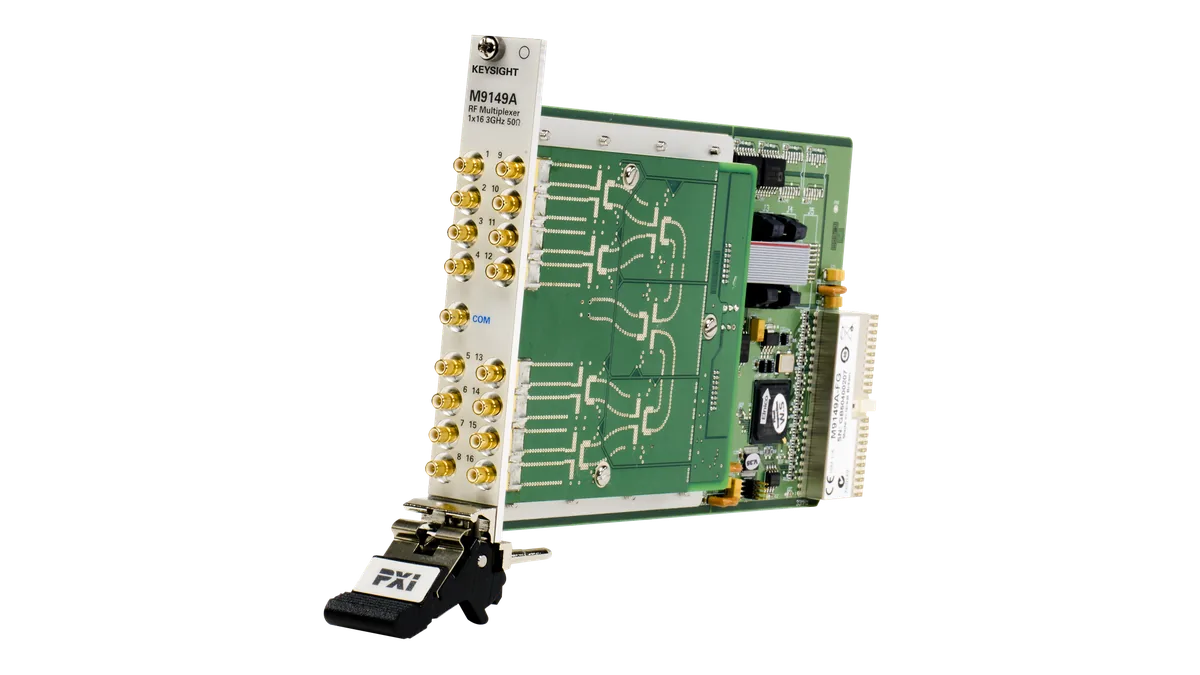 Модуль ВЧ мультиплексора высокой плотности в формате PXI Keysight M9149A
