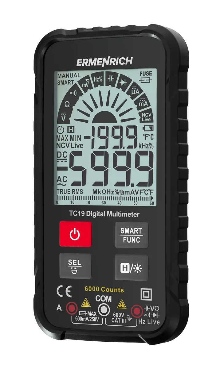 Мультиметр цифровой Ermenrich Zing TC19