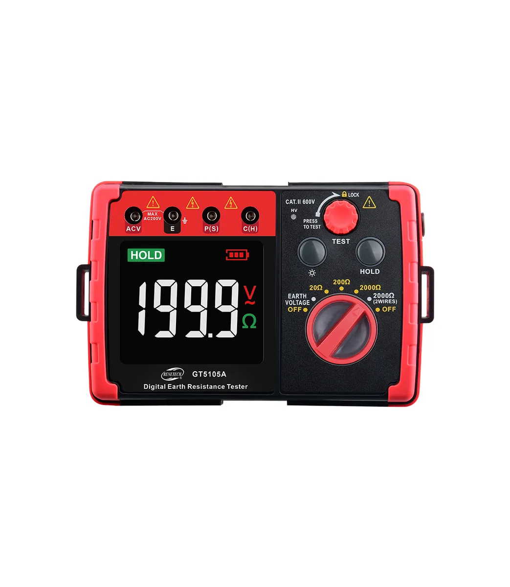 Цифровой тестер сопротивления заземления BENETECH GT5105A