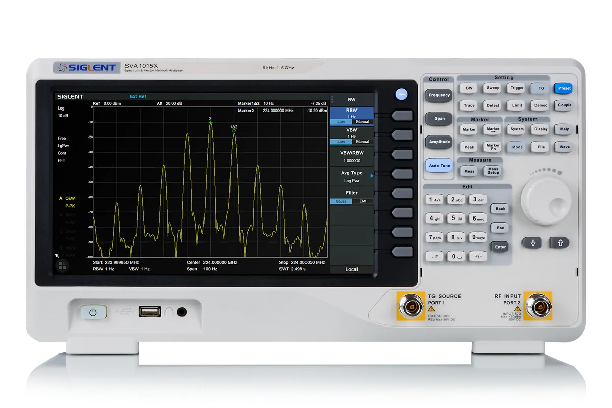 Анализатор спектральных и векторных сетей SIGLENT SVA1000X
