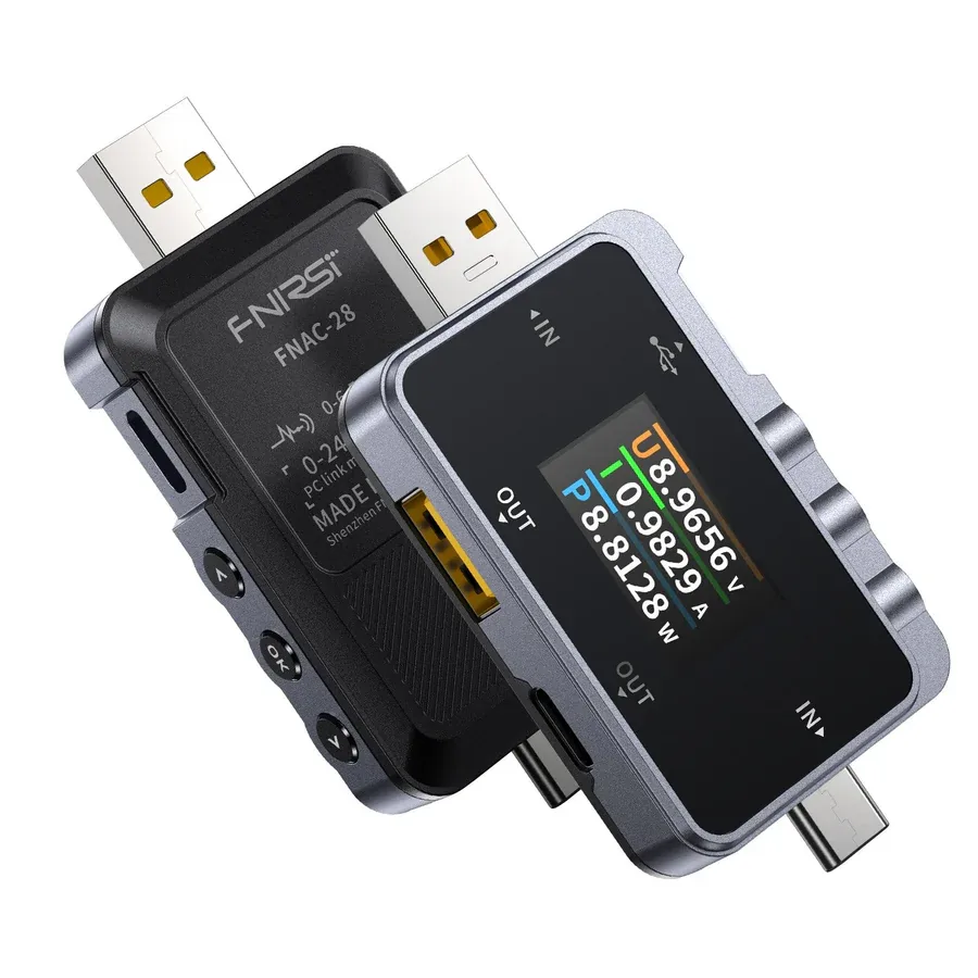 USB-тестер FNIRSI® FNAC-28 2-в-1 Type-C