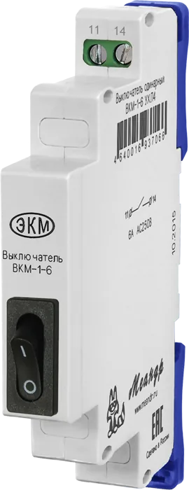 Модуль МЕАНДР ВКМ-1 6A AC250В УХЛ4