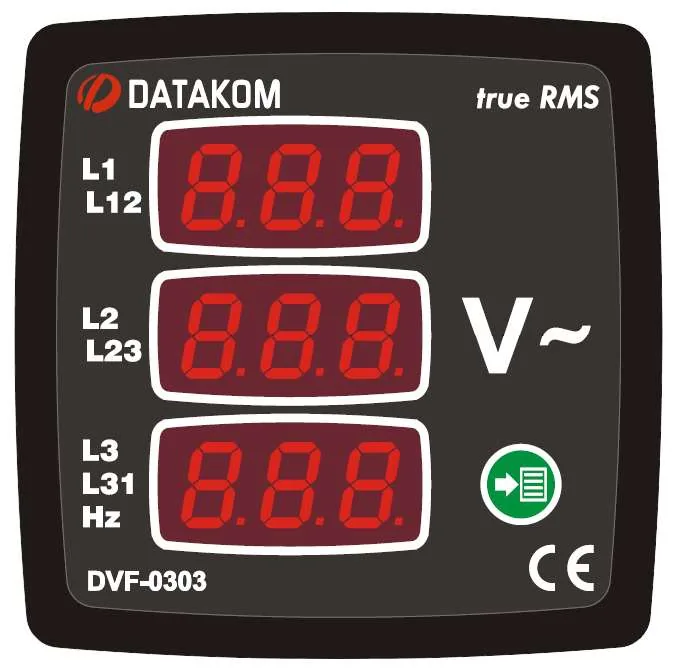 Вольтметр-частотомер DATAKOM DVF-0303