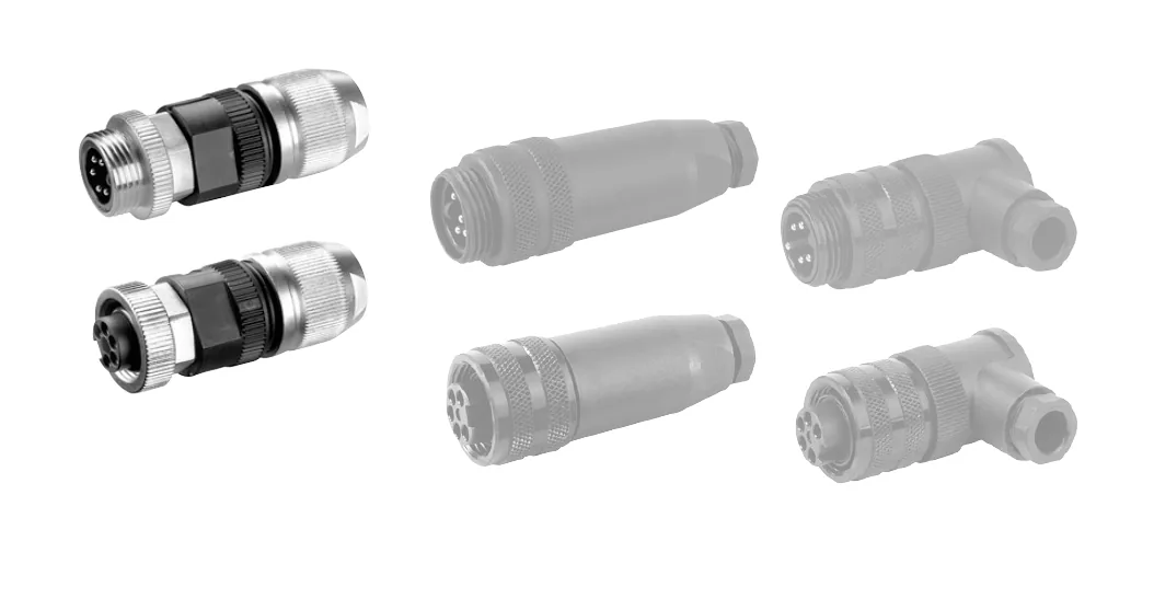 Круглый штекерный соединитель Murrelektronik 7/8" разъем, собираемый на месте