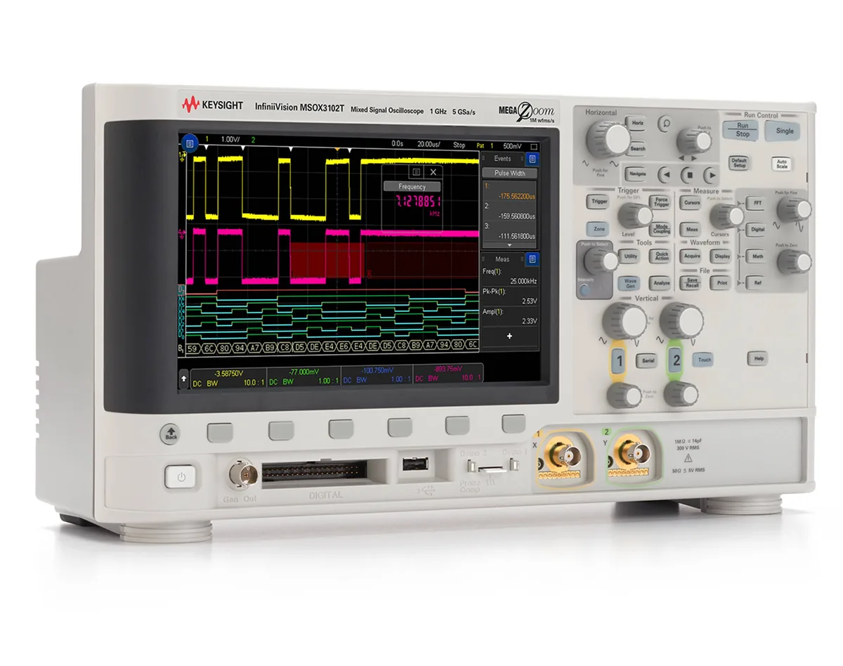Осциллограф, 2 аналоговых канала Keysight DSOX3012T