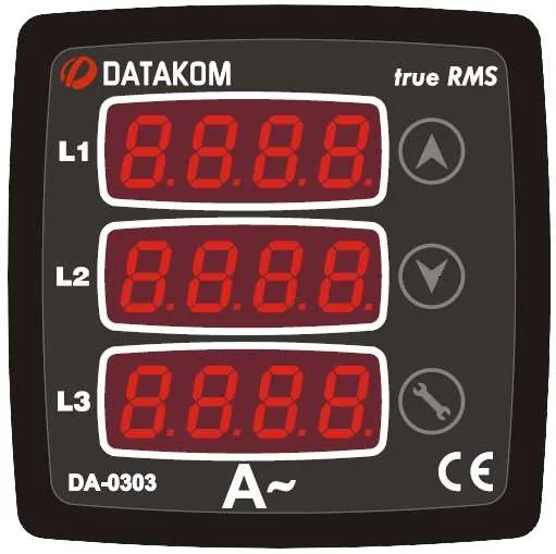 Цифровой амперметр DATAKOM DA-0303