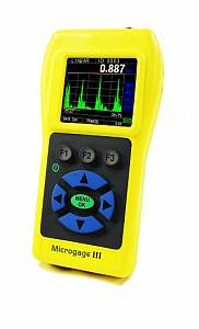 Поверка ультразвукового толщиномера Microgage III